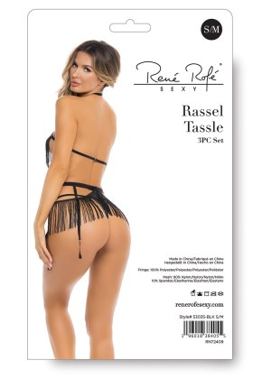 Egzotičan sexy veš Rene Rofe 7553035BLK-2